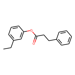 3-Phenylpropionic acid, 3-ethylphenyl ester