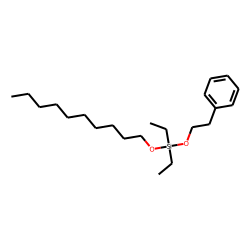 Silane, diethyldecyloxy(2-phenylethoxy)-