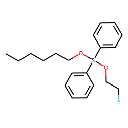 Silane, diphenyl(2-fluoroethoxy)hexyloxy-