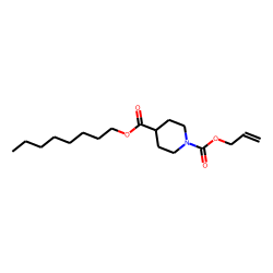 Isonipecotic acid, N-allyloxycarbonyl-, octyl ester