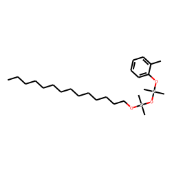 Silane, dimethyl(dimethyl(2-methylphenoxy)silyloxy)tetradecyloxy-