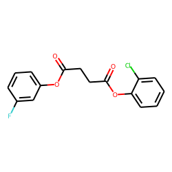 Succinic acid, 2-chlorophenyl 3-fluorophenyl ester