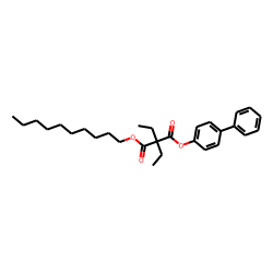 Diethylmalonic acid, 4-biphenyl decyl ester