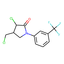 2-Pyrrolidinone, 3-chloro-4-(chloromethyl)-1-[3-(trifluoromethyl)phenyl]-