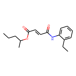 Fumaric acid, monoamide, N-(2-ethylphenyl)-, 2-pentyl ester