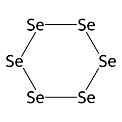 Cyclic hexaatomic selenium