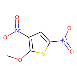 Thiophene, 2-methoxy 3,5-dinitro