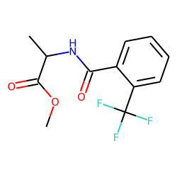 l-Alanine, N-(2-trifluoromethylbenzoyl)-, methyl ester
