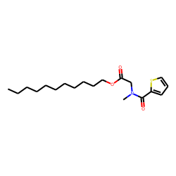 Sarcosine, N-(2-thienylcarbonyl)-, undecyl ester