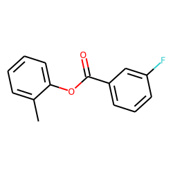 3-Fluorobenzoic acid, 2-methylphenyl ester