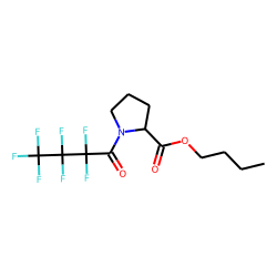l-Proline, n-heptafluorobutyryl-, butyl ester