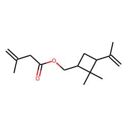 (1R,3R)-3-isopropenyl-2,2-dimethylcyclobutylmethyl 3-methyl-3-butenoate