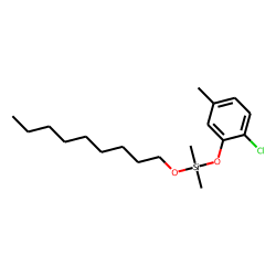 Silane, dimethyl(2-chloro-5-methylphenoxy)nonyloxy-