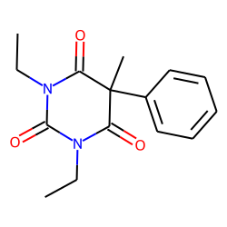 Barbituric acid, 5-methyl-5-phenyl perethylated