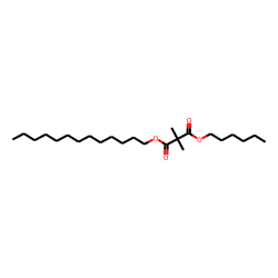 Dimethylmalonic acid, hexyl tridecyl ester
