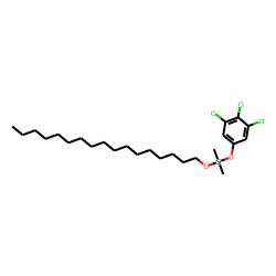 Silane, dimethyl(3,4,5-trichlorophenoxy)heptadecyloxy-
