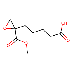 2-(4-Carboxy-butyl)-oxirane-2-carboxylic acid methyl ester