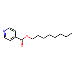 Isonicotinic acid, octyl ester
