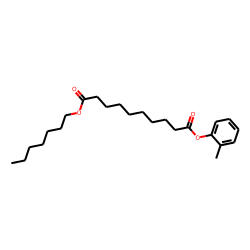 Sebacic acid, heptyl 2-methylphenyl ester