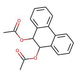 cis-Phenanthrene, 9,10-dihydro-9,10-diol, diacetate