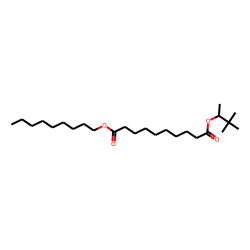 Sebacic acid, 3,3-dimethylbut-2-yl nonyl ester