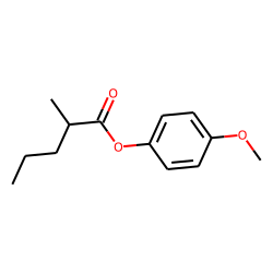 2-Methylvaleric acid, 4-methoxyphenyl ester