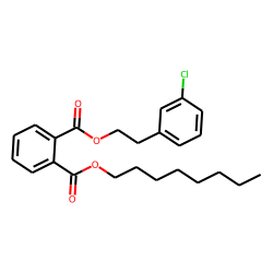 Phthalic acid, 2-(3-chlorophenyl)ethyl octyl ester