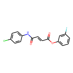Fumaric acid, monoamide, N-(4-chlorophenyl)-, 3-fluorophenyl ester