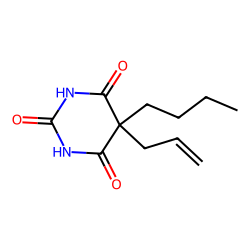 2,4,6(1H,3H,5H)-Pyrimidinetrione, 5-butyl-5-(2-propenyl)-