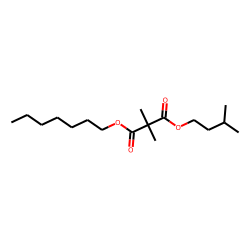 Dimethylmalonic acid, heptyl 3-methylbutyl ester