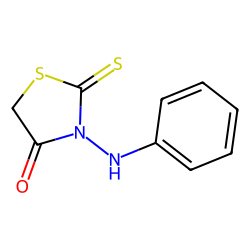 Thiazolidin-4-one, 3-phenylamino-2-thioxo-
