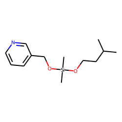 3-Methyl-1-butanol, picolinyloxydimethylsilyl ether