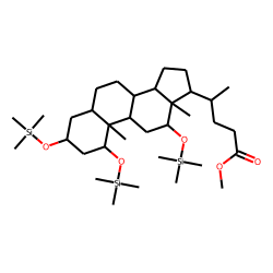 1-«beta»,3-«alpha»,12-«alpha»-Trihydroxy-5-«beta»-cholanoic acid, MeTMS