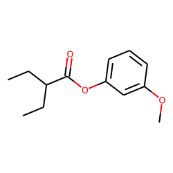 2-Ethylbutyric acid, 3-methoxyphenyl ester