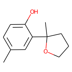 4-Methyl-2-(2-methyltetrahydrofuran-2-yl)phenol