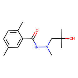 Benzoic acid, 2,5-dimethyl-, 2-(2-hydroxy-2-methylpropyl)-2-methylhydrazide