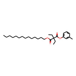 Diethylmalonic acid, 3-methylphenyl tetradecyl ester