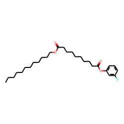 Sebacic acid, dodecyl 3-fluorophenyl ester
