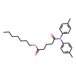 Glutaric acid, monoamide, N,N-di(4-methylphenyl)-, heptyl ester