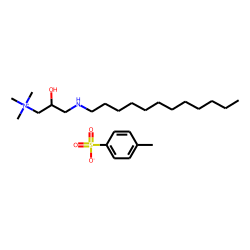 2-Hydroxy-3-(n-dodecylamino) propyl-trimethylammonium p-tosylate