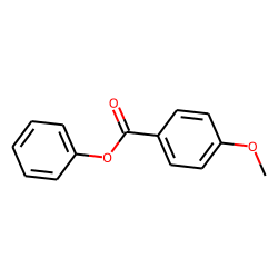 Benzoic acid, 4-methoxy-, phenyl ester