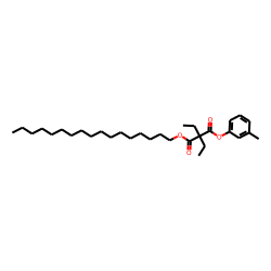 Diethylmalonic acid, heptadecyl 3-methylphenyl ester