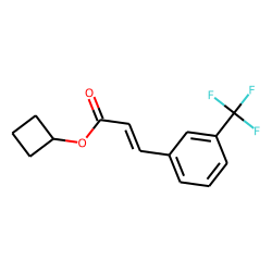 trans-(3-Trifluoromethyl)cinnamic acid, cyclobutyl ester