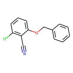 Benzonitrile, 2-chloro-6-(phenylmethoxy)-