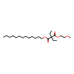 Diethylmalonic acid, 2-methoxyethyl tridecyl ester