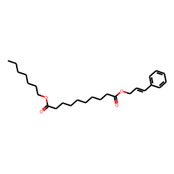 Sebacic acid, heptyl 3-phenylallyl ester