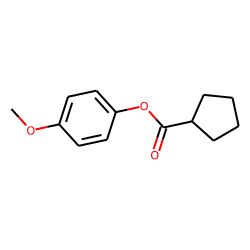 Cyclopentanecarboxylic acid, 4-methoxyphenyl ester