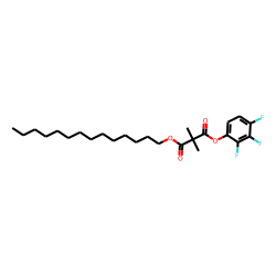 Dimethylmalonic acid, tetradecyl 2,3,4-trifluorophenyl ester