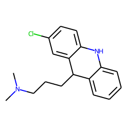 Acridan, 2-chloro-9-(3-dimethylaminopropyl)-