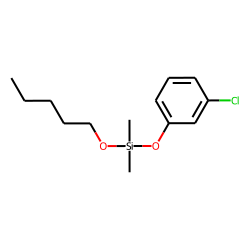 Silane, dimethyl(3-chlorophenoxy)pentyloxy-